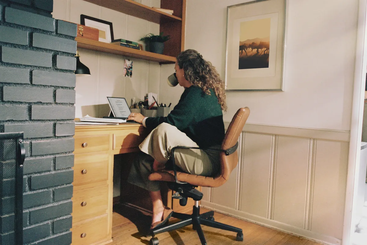 Modern tech workspace